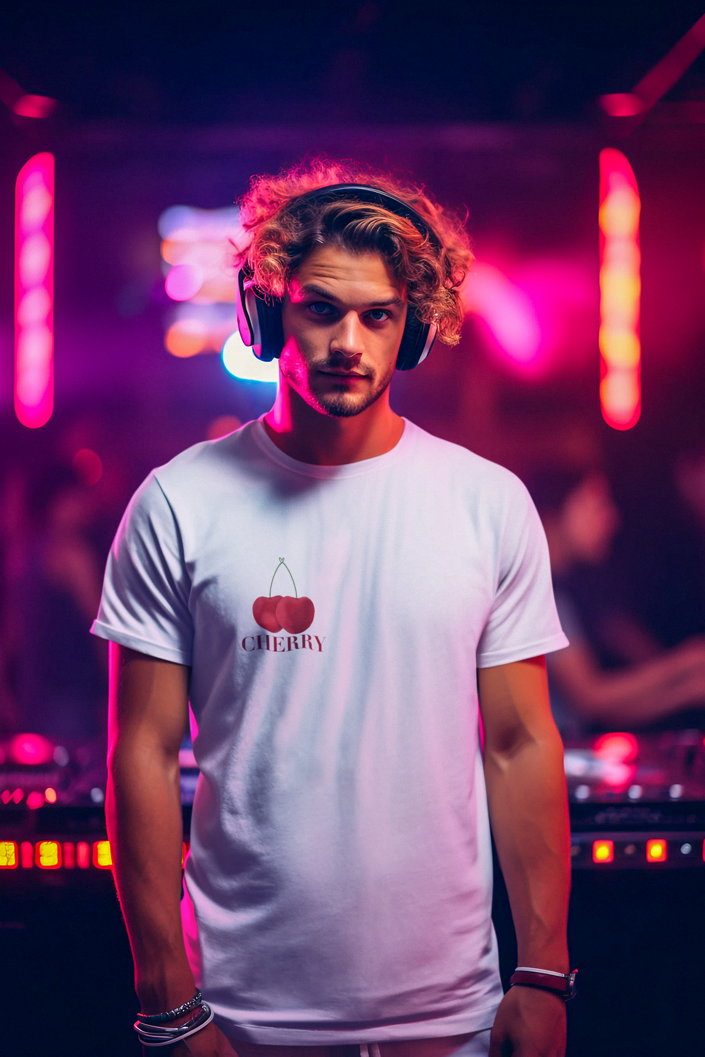 Oversized Shirt-CHERRY